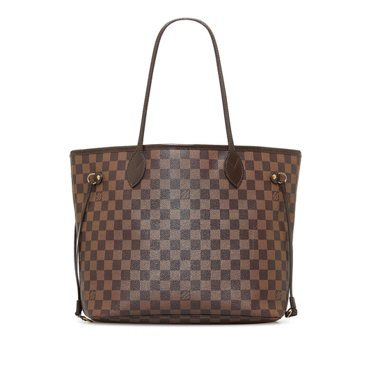 Louis Vuitton Damier Ebene Neverfull MM (SHG-YNZgLC)