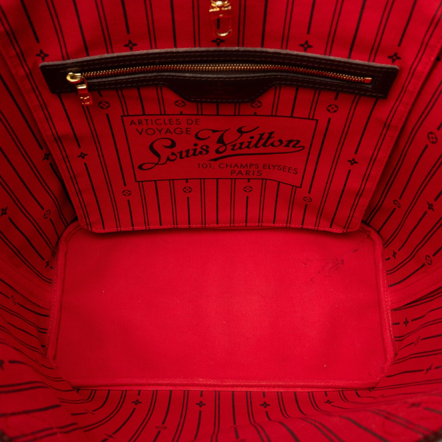 Louis Vuitton Damier Ebene Neverfull MM (SHG-KcjAXR)