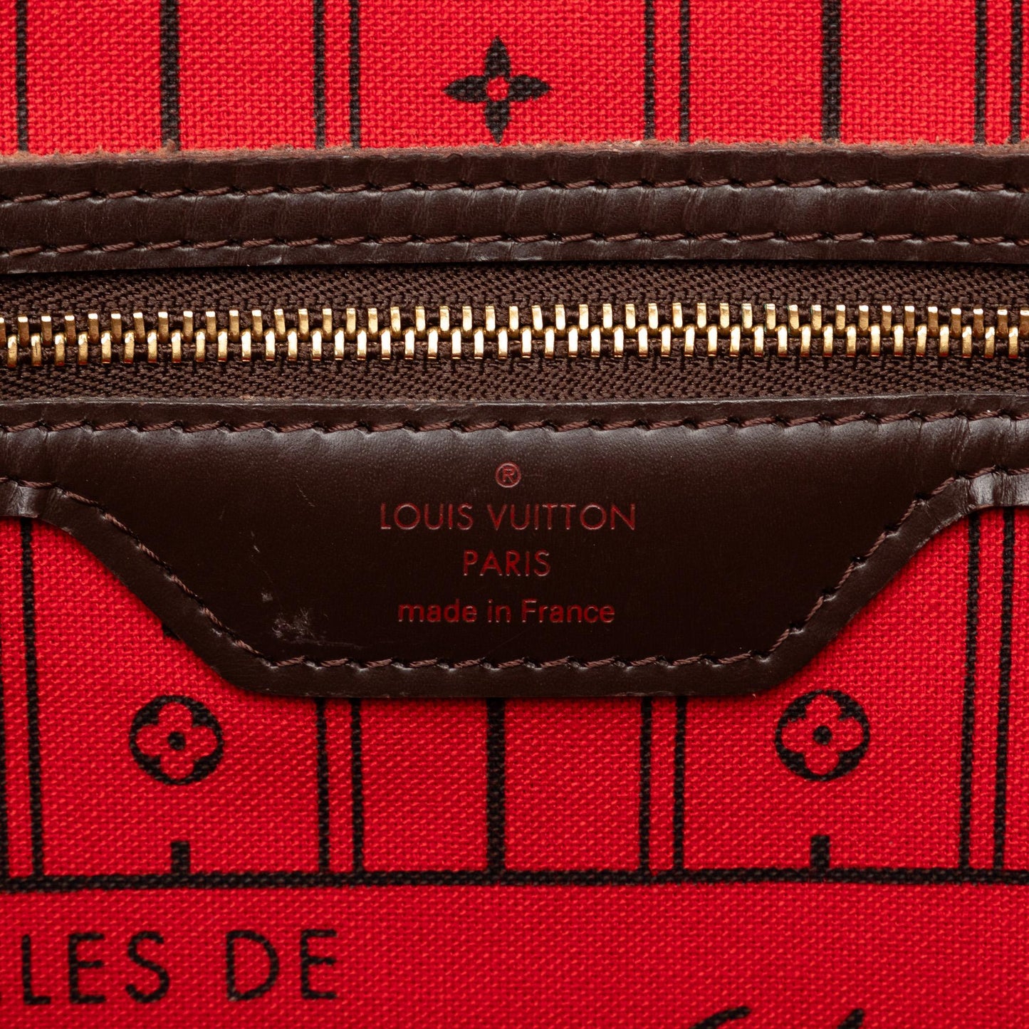 Louis Vuitton Damier Ebene Neverfull MM (SHG-KcjAXR)