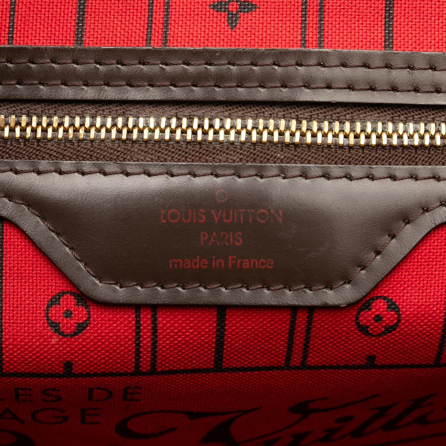 Louis Vuitton Damier Ebene Neverfull MM (SHG-XXTnau)