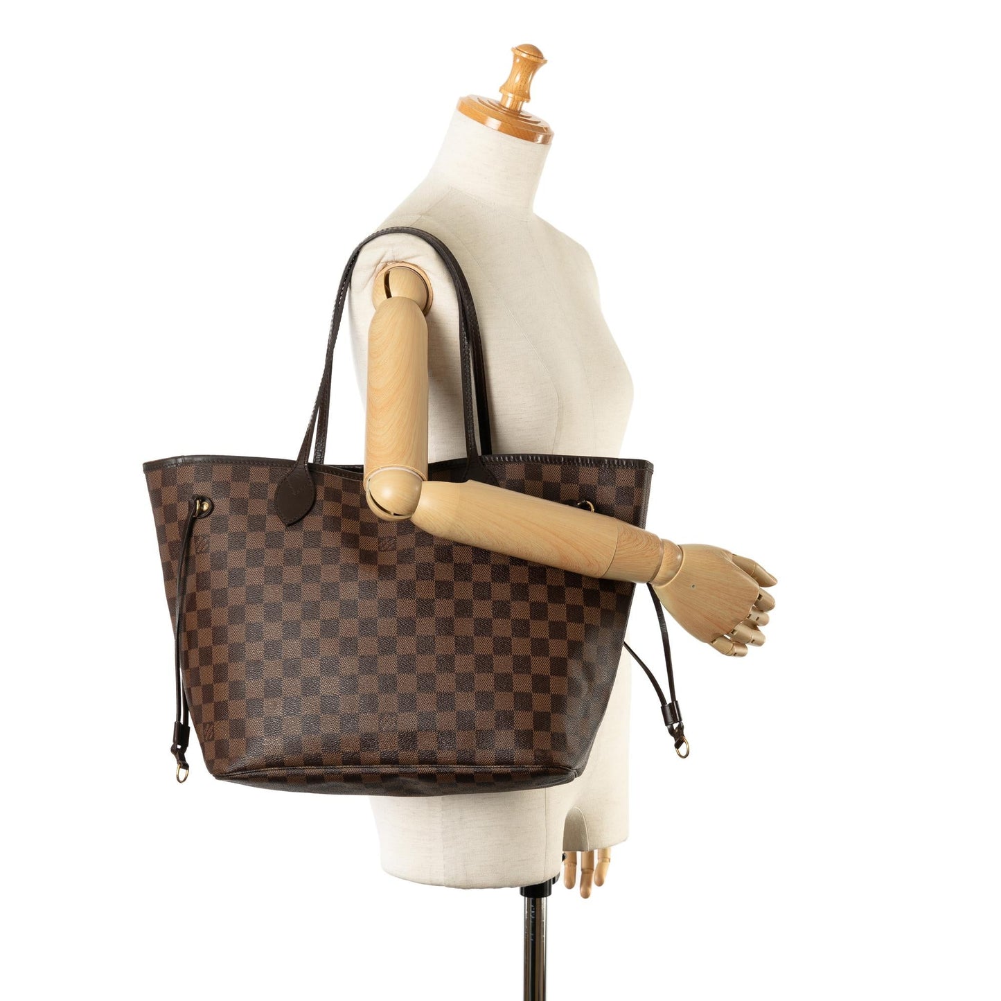 Louis Vuitton Damier Ebene Neverfull MM (SHG-XXTnau)