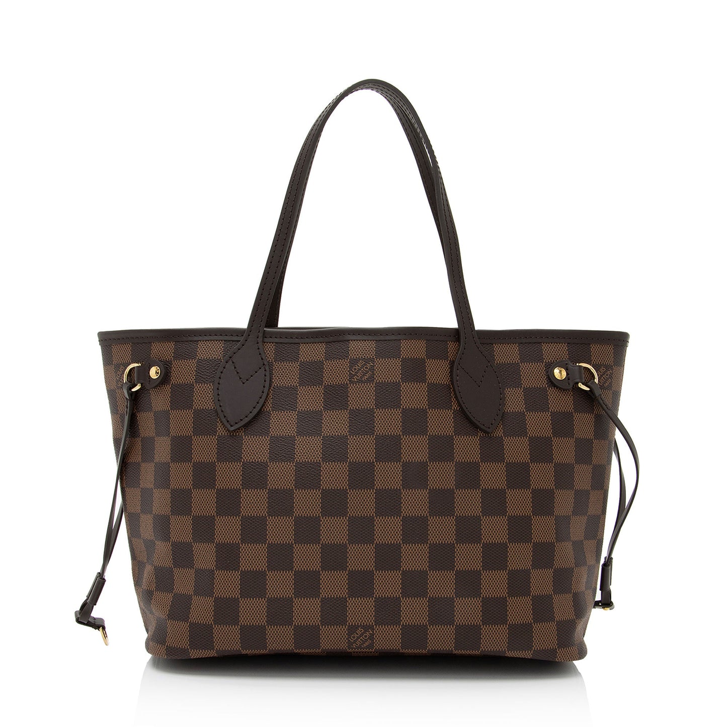 Louis Vuitton Damier Ebene Neverfull PM Tote (SHF-ZUwsqw)