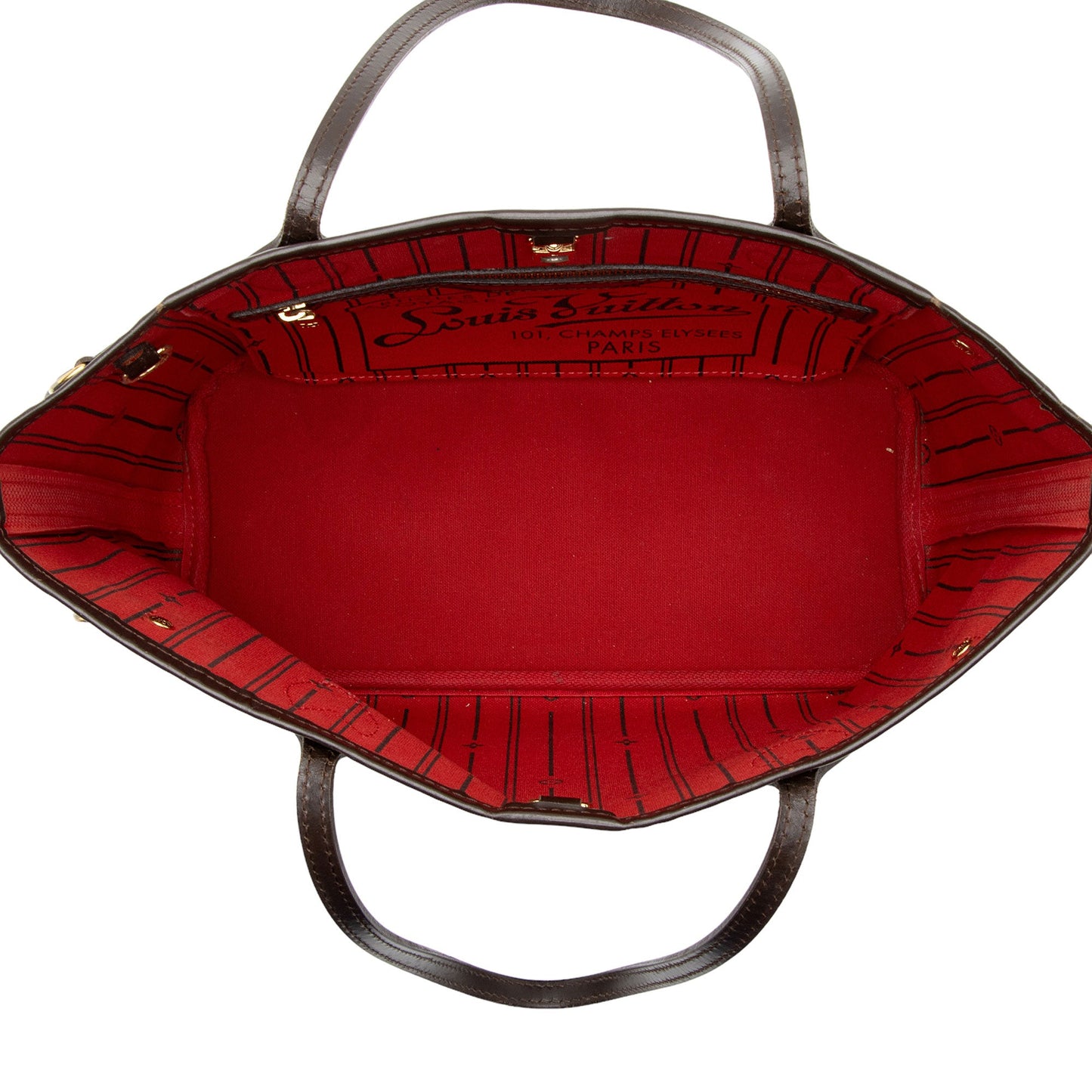 Louis Vuitton Damier Ebene Neverfull PM Tote (SHF-Q327eN)