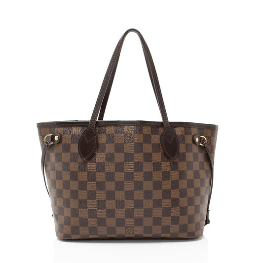 Louis Vuitton Damier Ebene Neverfull PM Tote