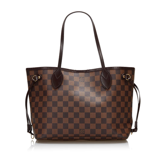Louis Vuitton Damier Ebene Neverfull PM (SHG-gDRMtO)