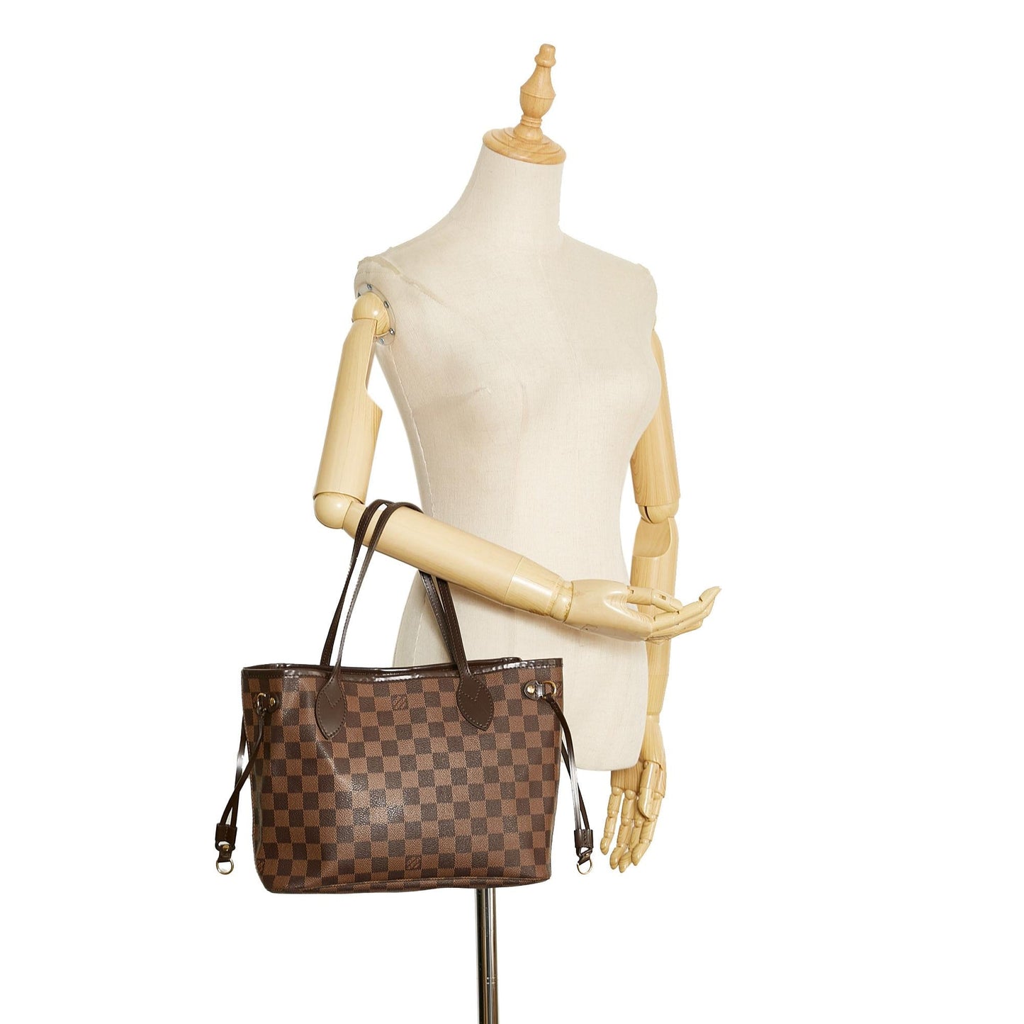 Louis Vuitton Damier Ebene Neverfull PM (SHG-vHM9Nb)