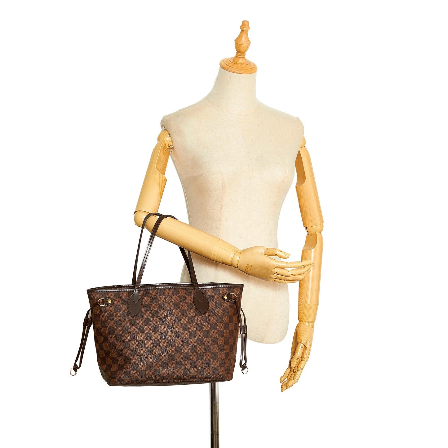 Louis Vuitton Damier Ebene Neverfull PM (SHG-QgLH6w)