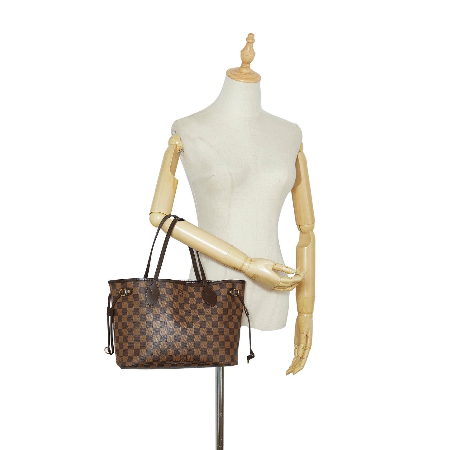 Louis Vuitton Damier Ebene Neverfull PM (SHG-oKON9i)