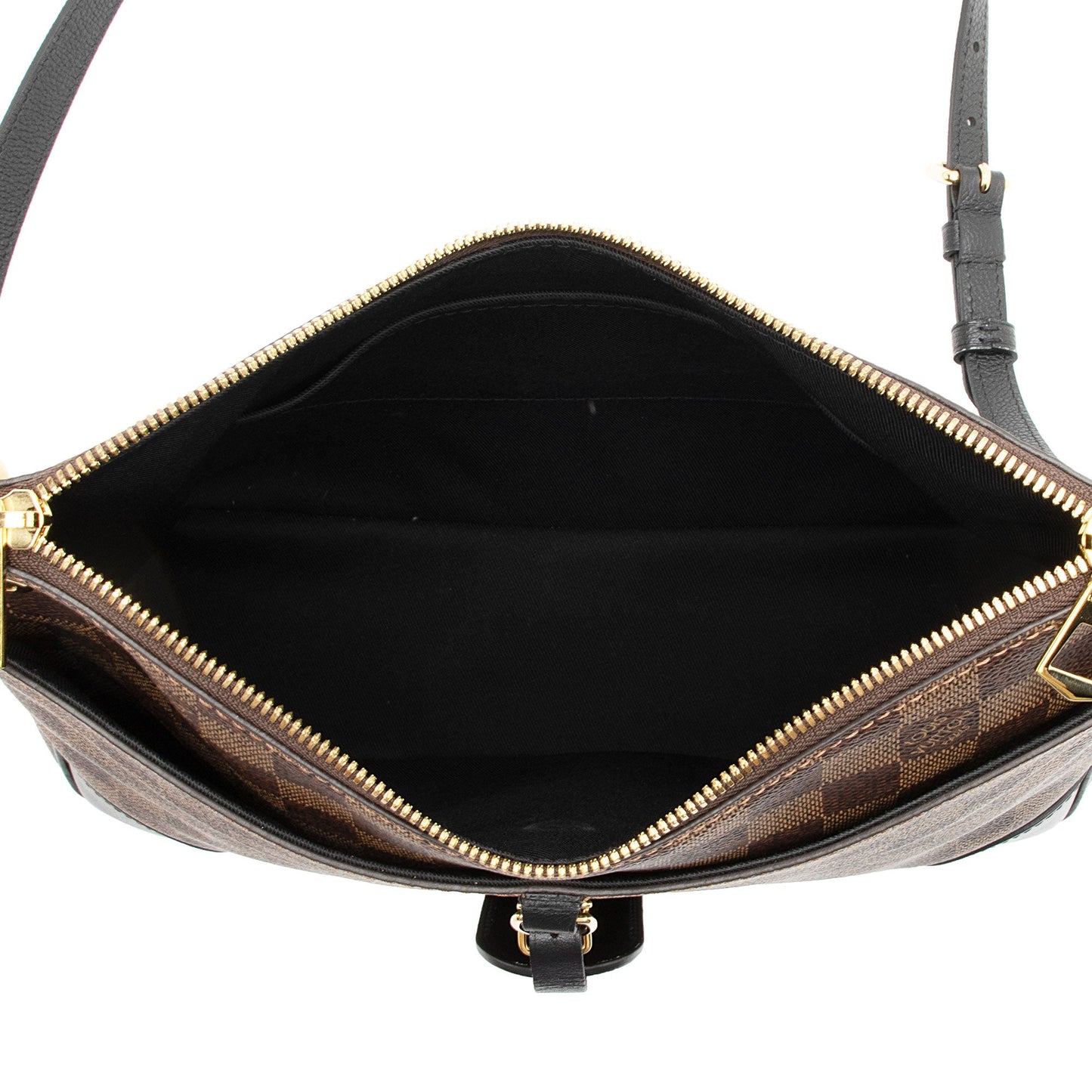 Louis Vuitton Damier Ebene Odeon MM NM Shoulder Bag (SHF-ocjUxU)