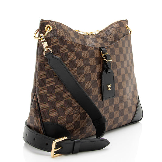 Louis Vuitton Damier Ebene Odeon MM NM Shoulder Bag (SHF-F6WbH9)