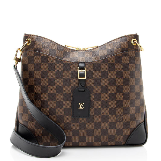 Louis Vuitton Damier Ebene Odeon MM NM Shoulder Bag