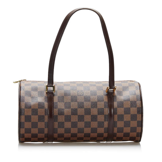 Louis Vuitton Damier Ebene Papillon 30 (SHG-37253)