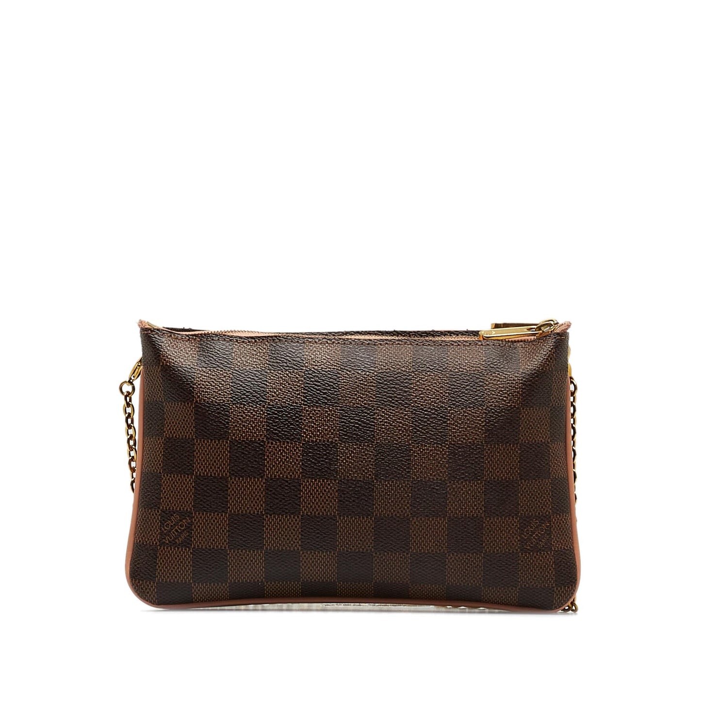 Louis Vuitton Damier Ebene Pochette Double Zip (SHG-Jb8Owu)