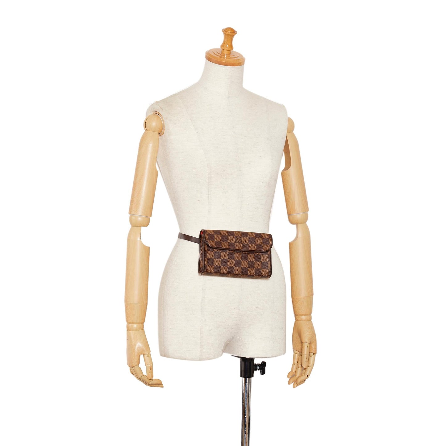Louis Vuitton Damier Ebene Pochette Florentine (SHG-BzL74p)