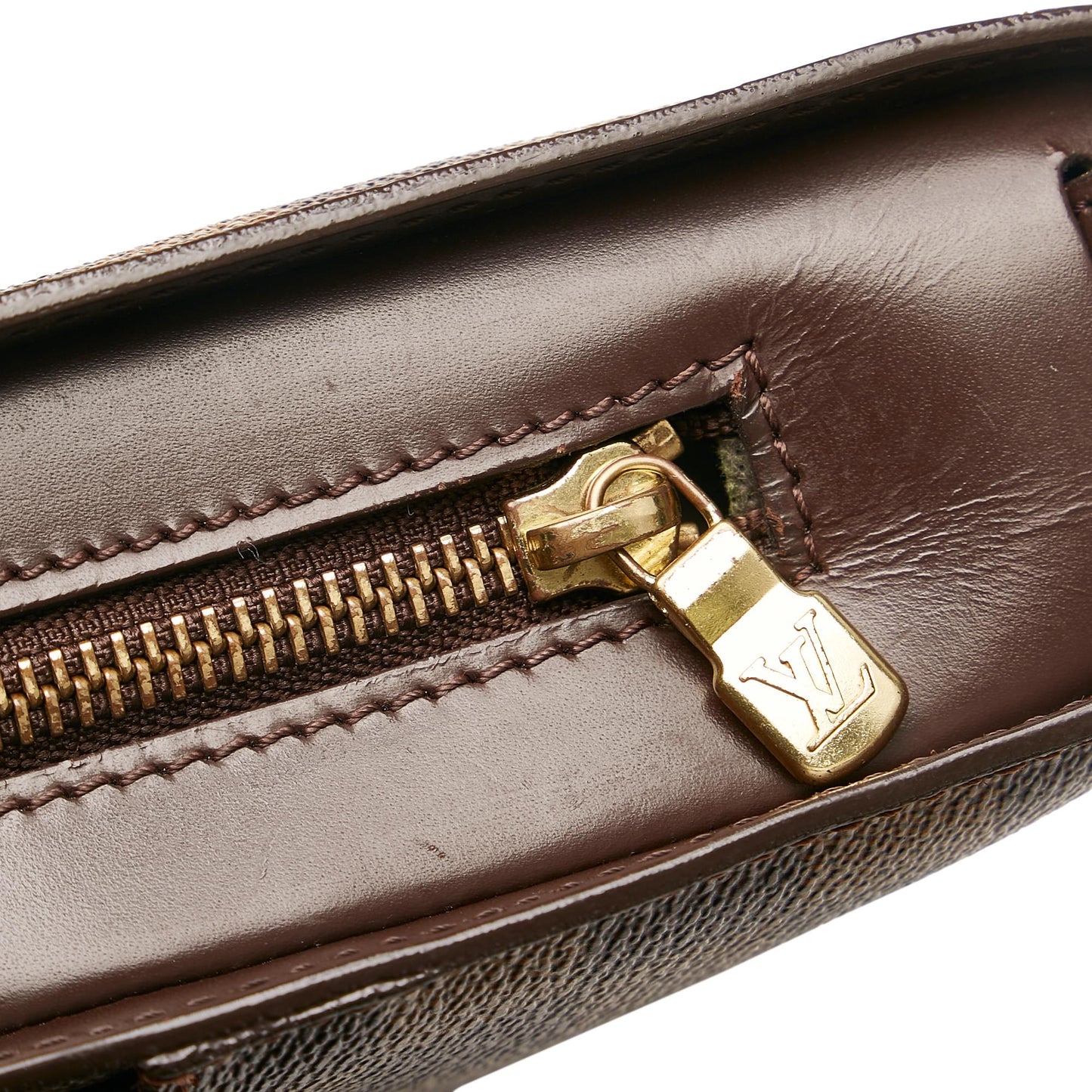 Louis Vuitton Damier Ebene Pochette Saint Louis (SHG-35699)