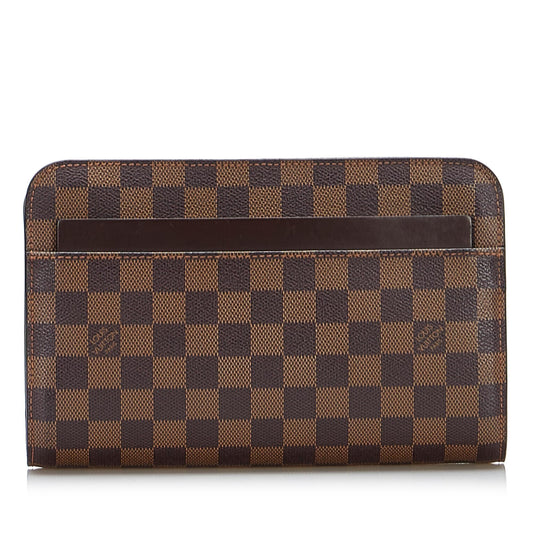 Louis Vuitton Damier Ebene Pochette Saint Louis (SHG-iW4Dio)