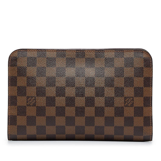 Louis Vuitton Damier Ebene Pochette Saint Louis (SHG-LYclXa)