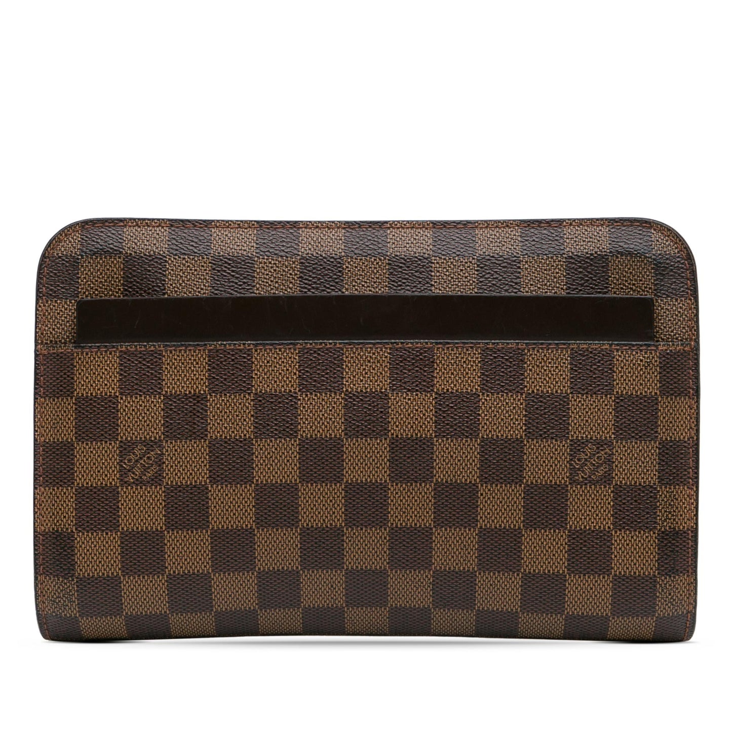 Louis Vuitton Damier Ebene Pochette Saint Louis (SHG-yvvfPU)