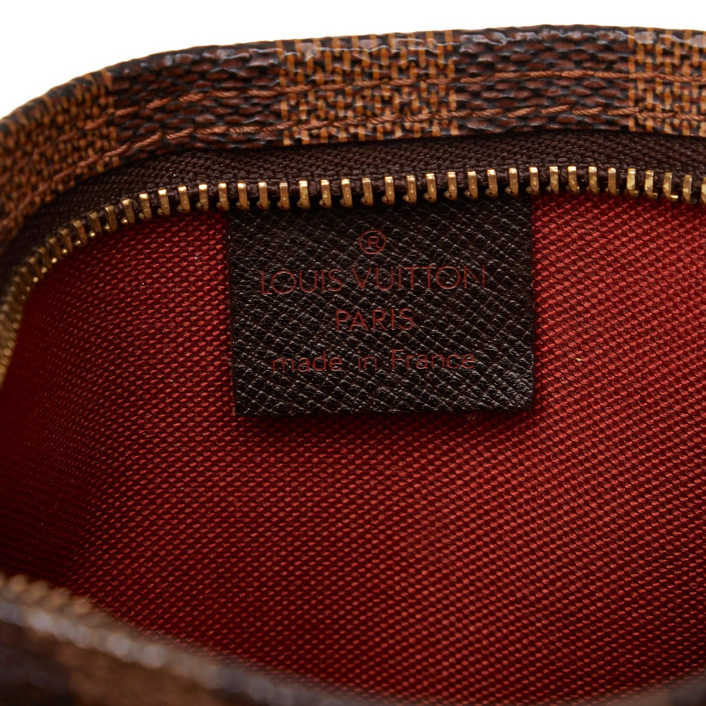 Louis Vuitton Damier Ebene Pochette Trousse (SHG-S0DgmG)