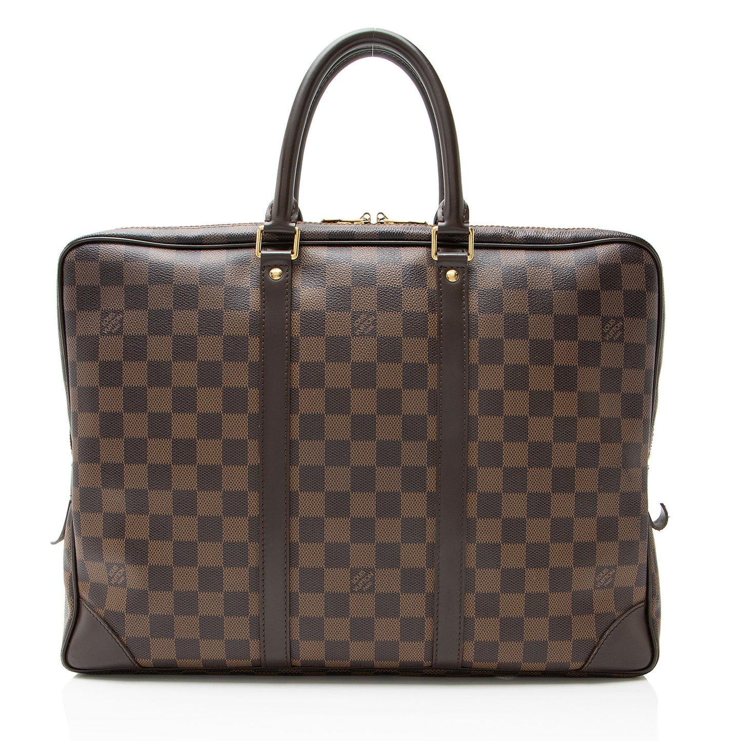 Louis Vuitton Damier Ebene Porte Documents Voyage Bag