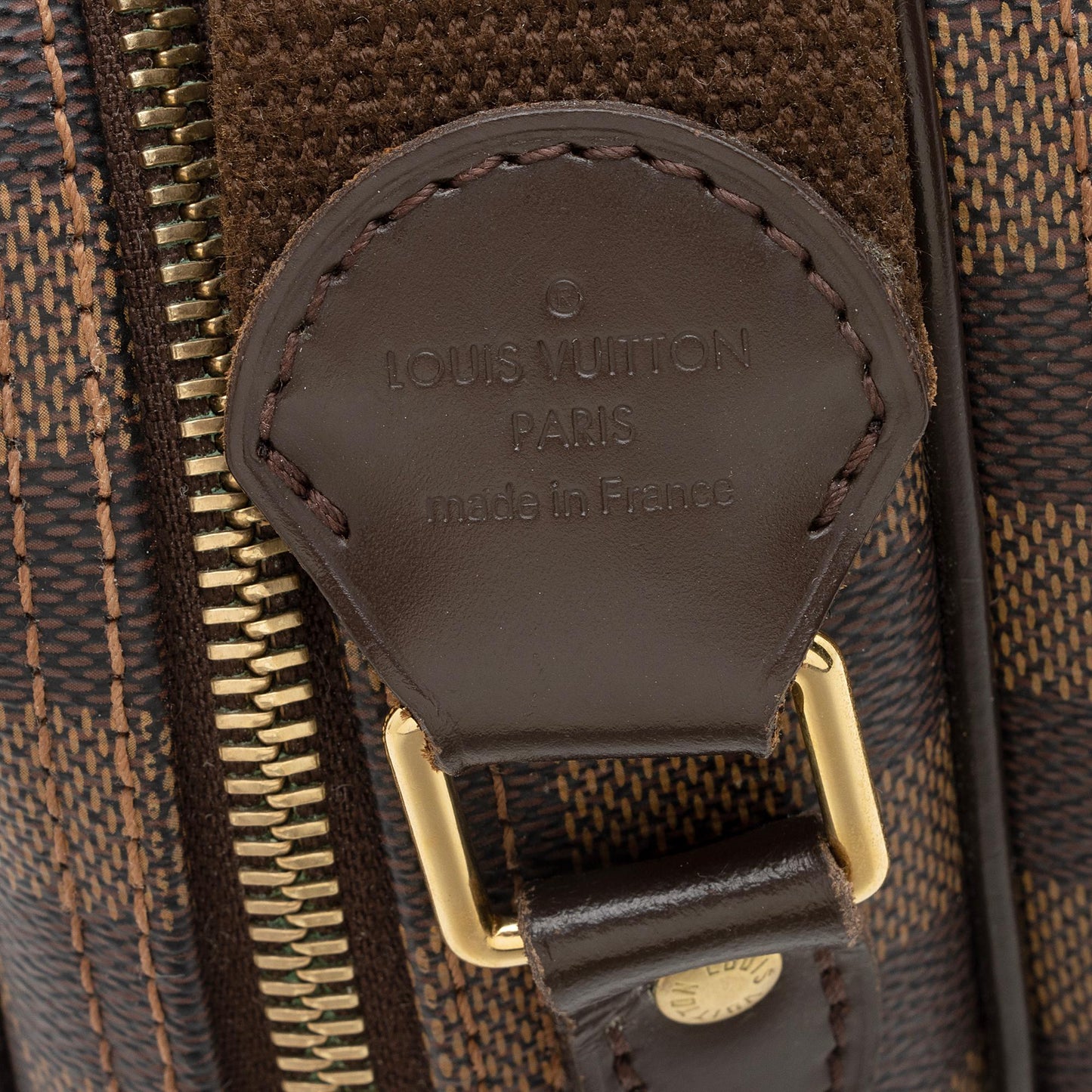 Louis Vuitton Damier Ebene Reporter PM Messenger Bag (SHF-22904)