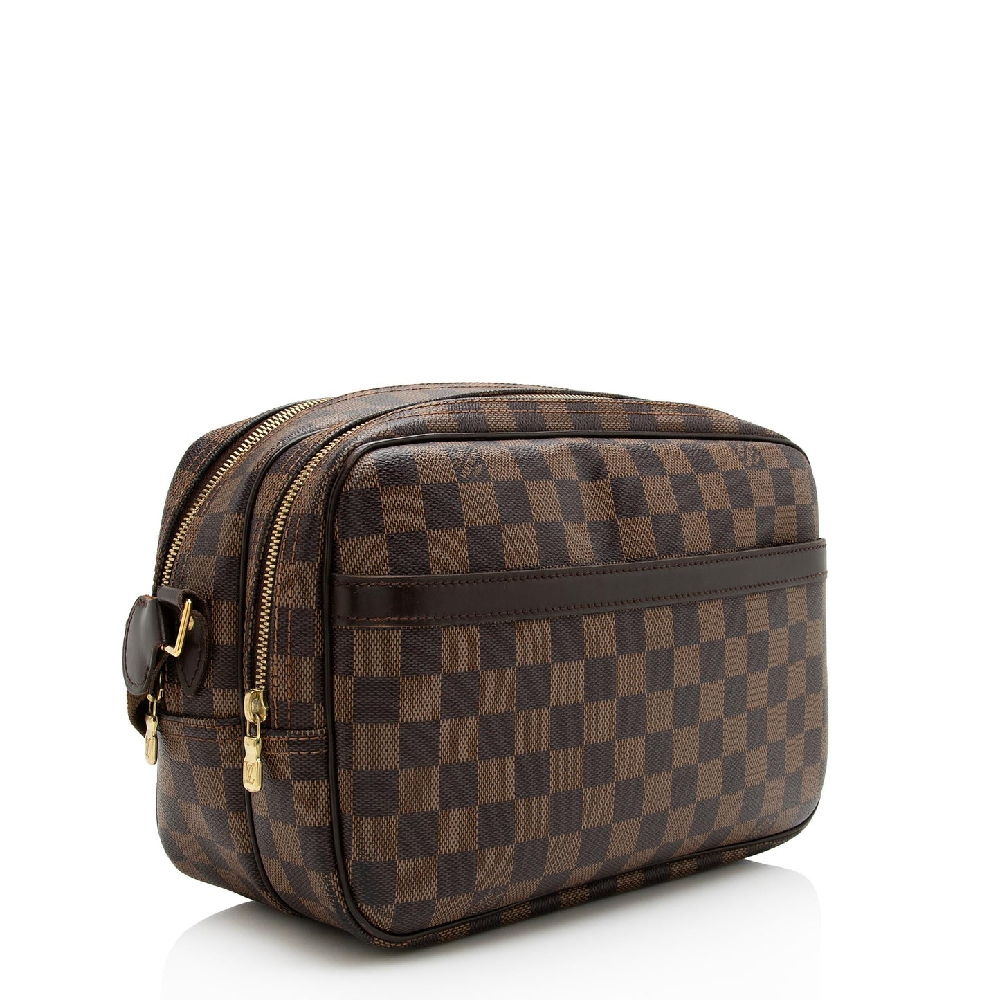 Louis Vuitton Damier Ebene Reporter PM Messenger Bag (SHF-22904)