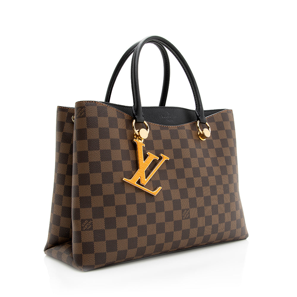Louis Vuitton Damier Ebene Riverside Tote -  (SHF-19401)
