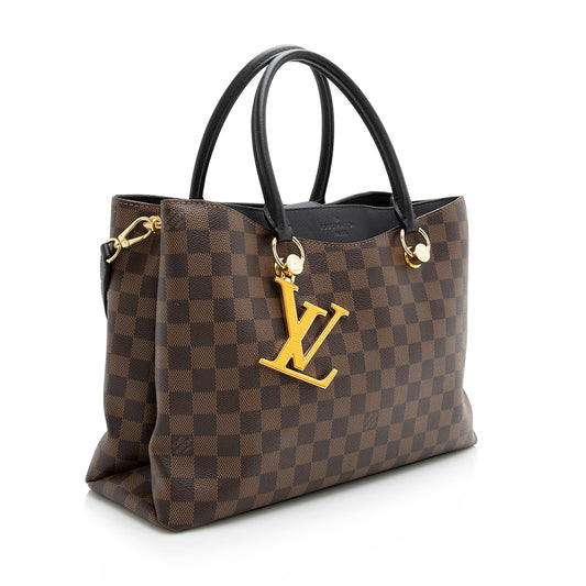 Louis Vuitton Damier Ebene Riverside Tote (SHF-22376)