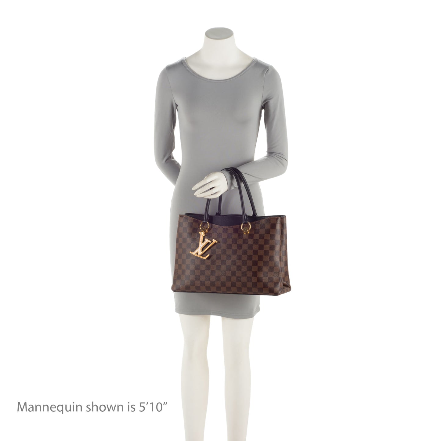 Louis Vuitton Damier Ebene Riverside Tote (SHF-3wS23h)