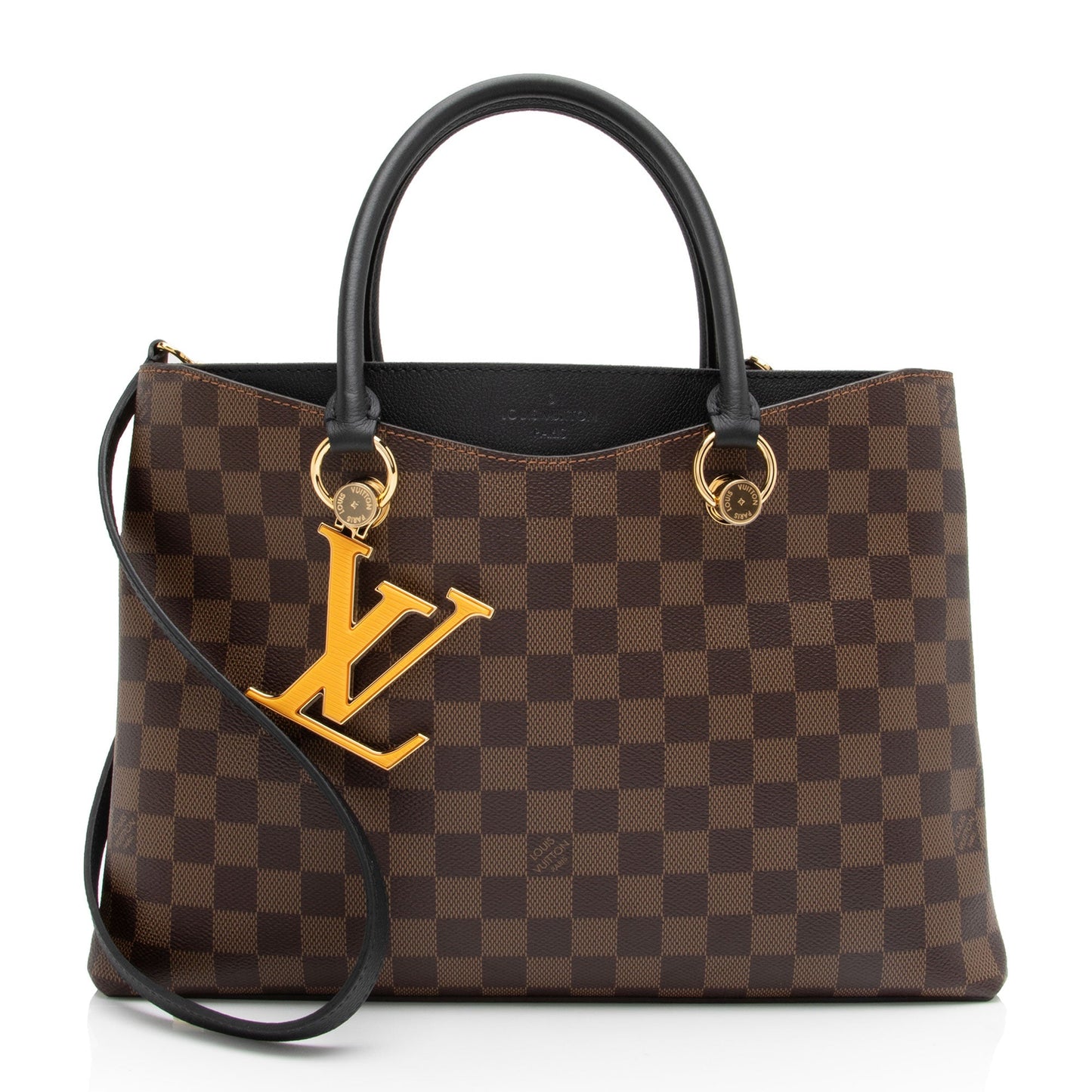 Louis Vuitton Damier Ebene Riverside Tote (SHF-455WtS)