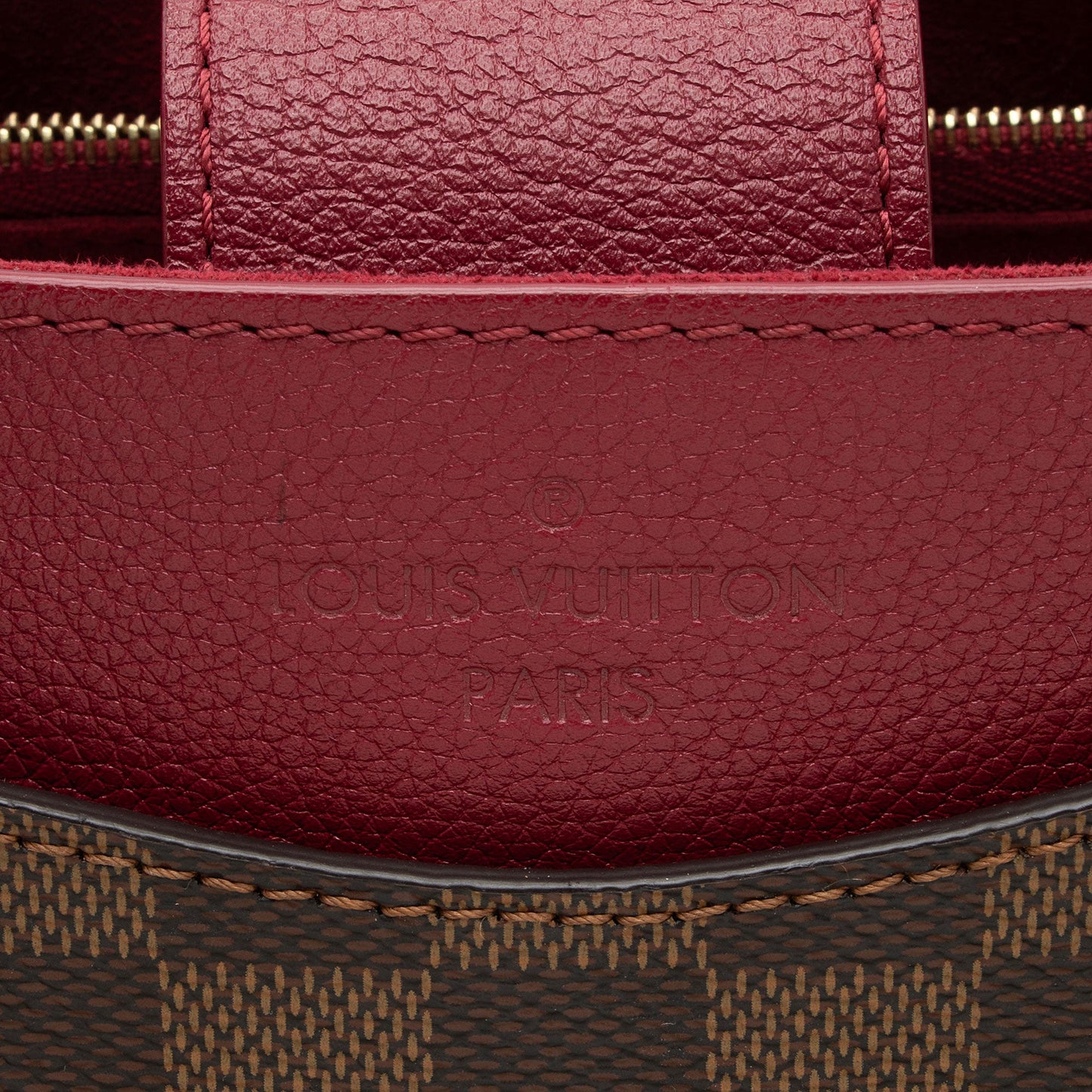 Louis Vuitton Damier Ebene Riverside Tote (SHF-lvruce)