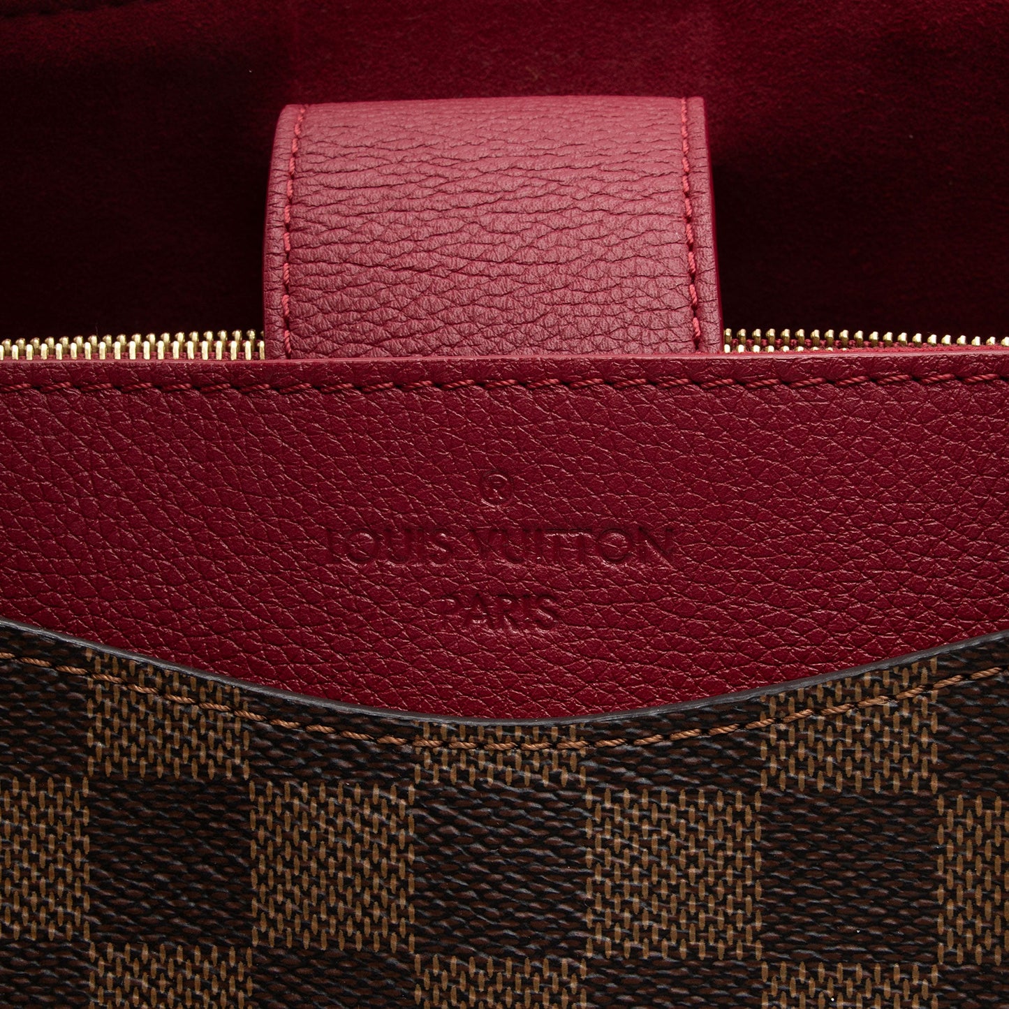 Louis Vuitton Damier Ebene Riverside Tote (SHF-GWPZgU)