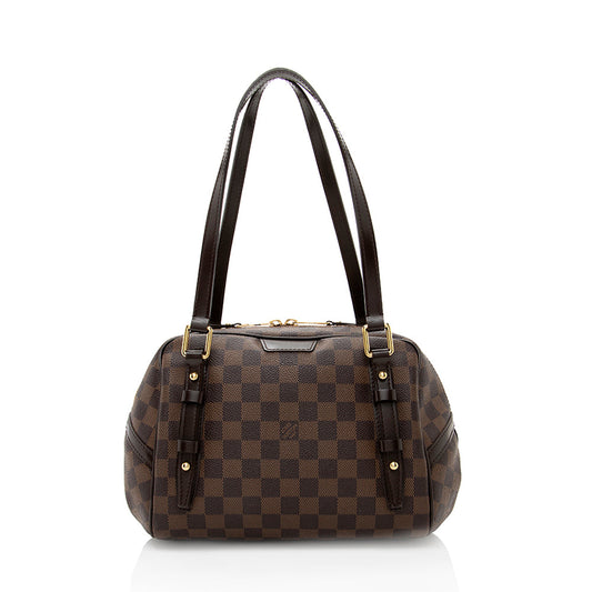 Louis Vuitton Damier Ebene Rivington PM Satchel (SHF-18474)
