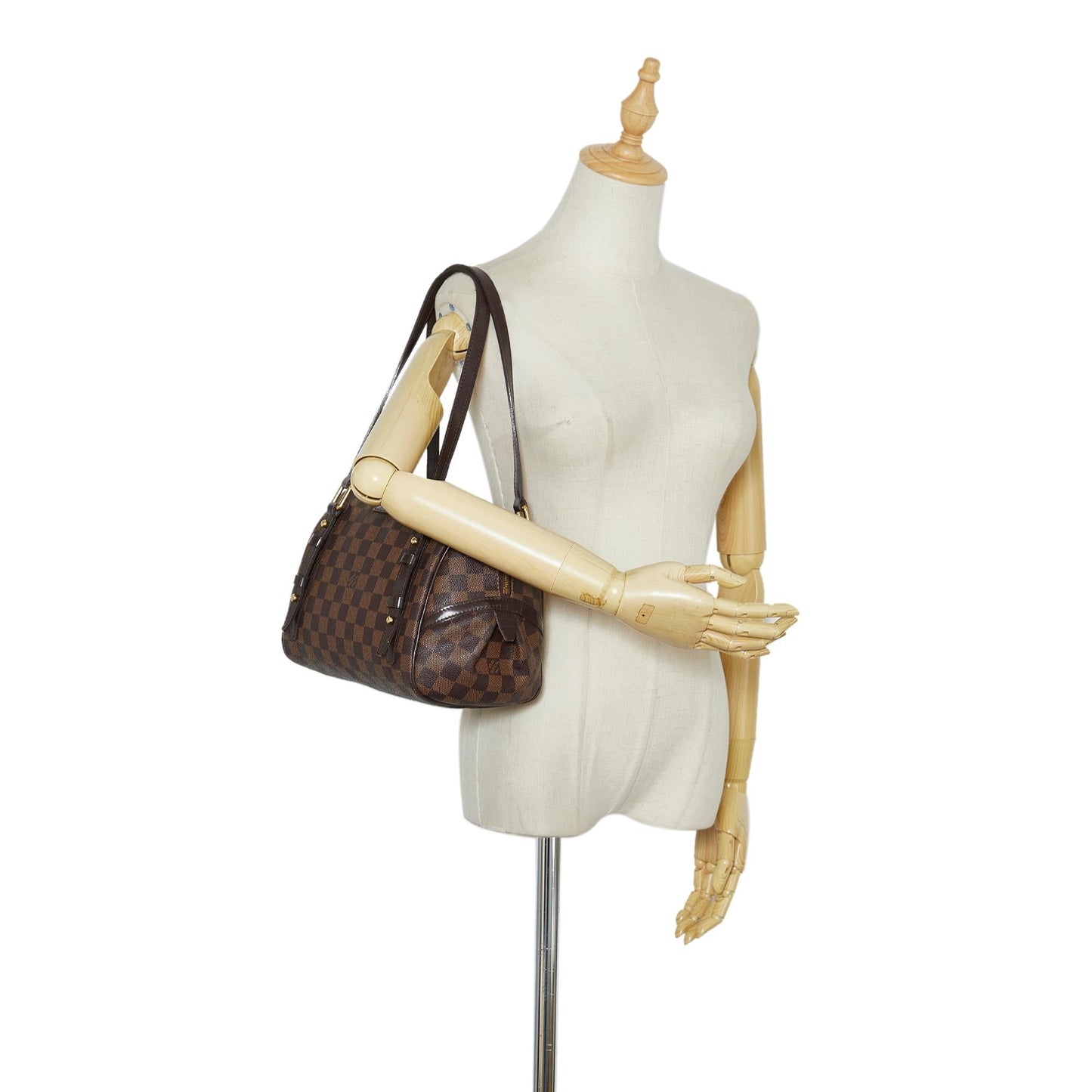 Louis Vuitton Damier Ebene Rivington PM (SHG-6cQkNq)