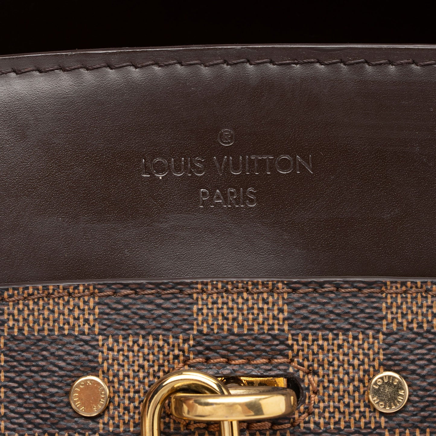 Louis Vuitton Damier Ebene Rivoli MM Satchel (SHF-wcBhhV)