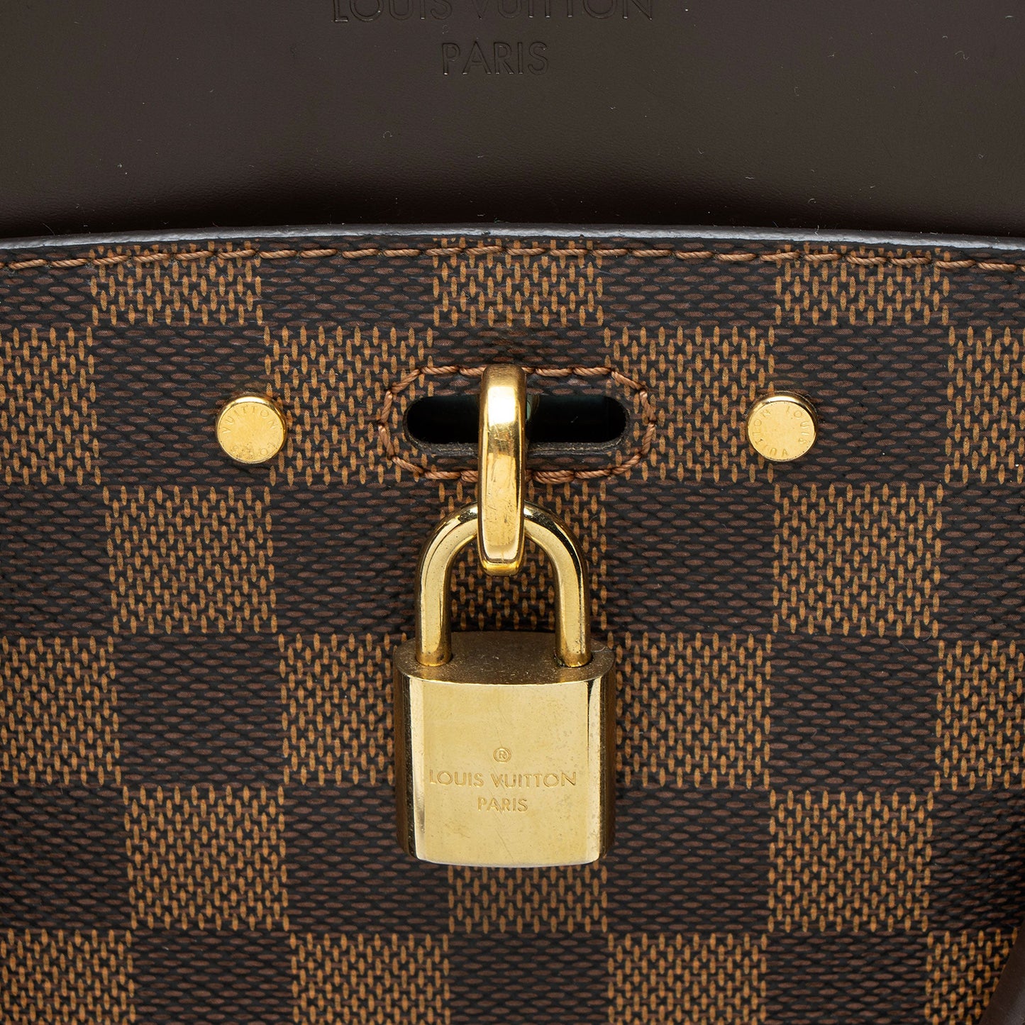 Louis Vuitton Damier Ebene Rivoli MM Satchel