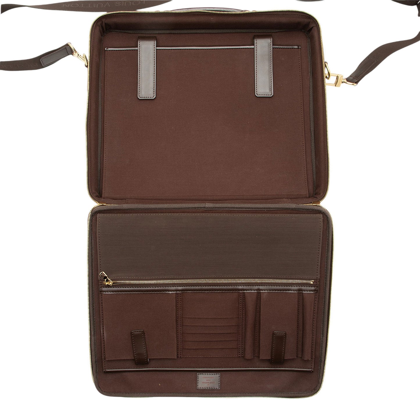 Louis Vuitton Damier Ebene Sabana Laptop Briefcase (SHF-RqQFsf)