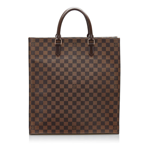 Louis Vuitton Damier Ebene Sac Plat (SHG-yOzQeM)