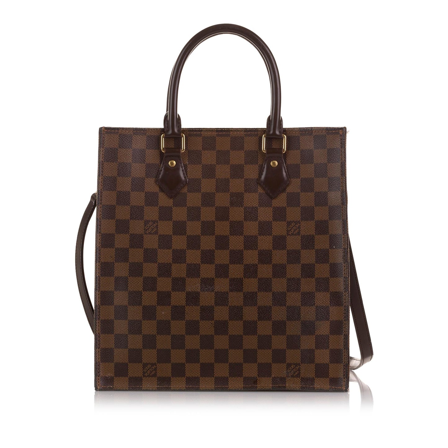 Louis Vuitton Damier Ebene Sac Plat (SHG-2oEhod)