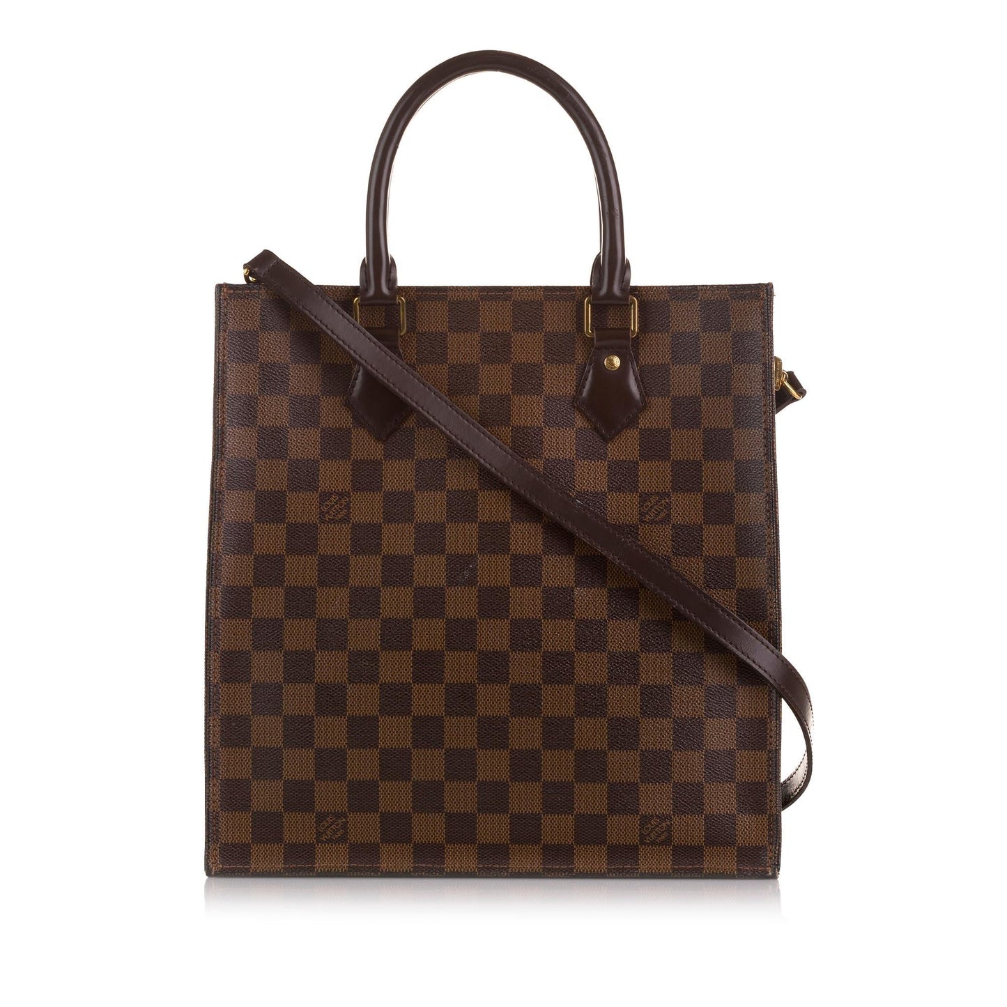 Louis Vuitton Damier Ebene Sac Plat (SHG-2oEhod)