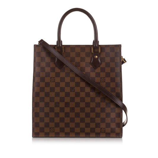 Louis Vuitton Damier Ebene Sac Plat (SHG-2oEhod)