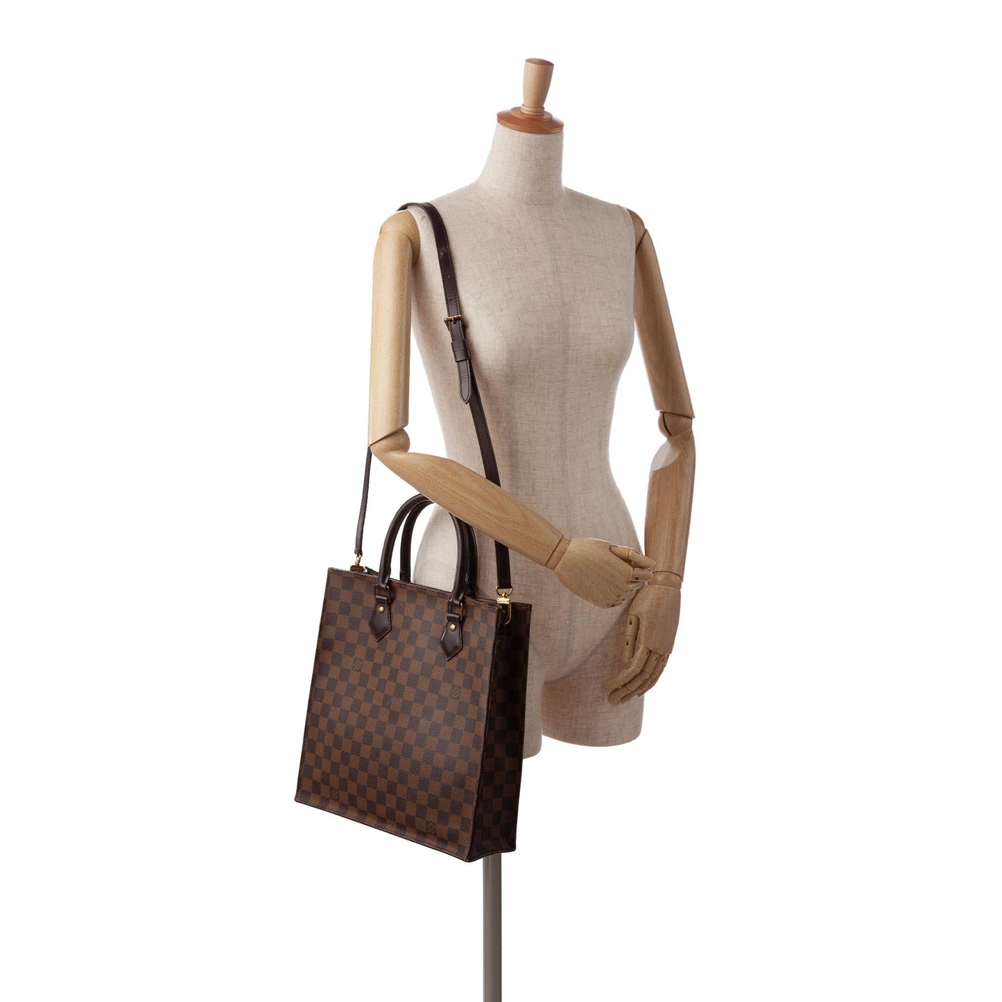 Louis Vuitton Damier Ebene Sac Plat (SHG-2oEhod)