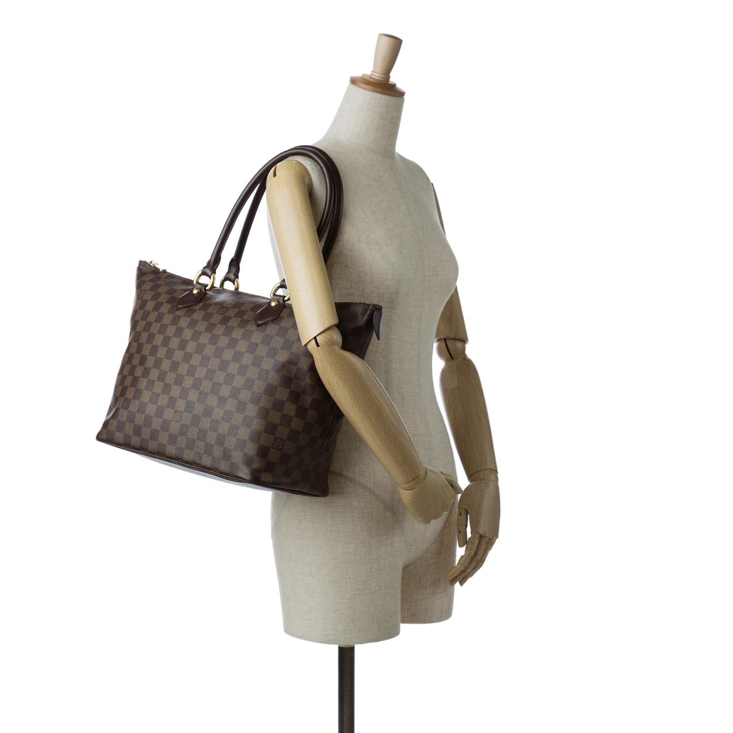 Louis Vuitton Damier Ebene Saleya MM (SHG-Y7EqQQ)