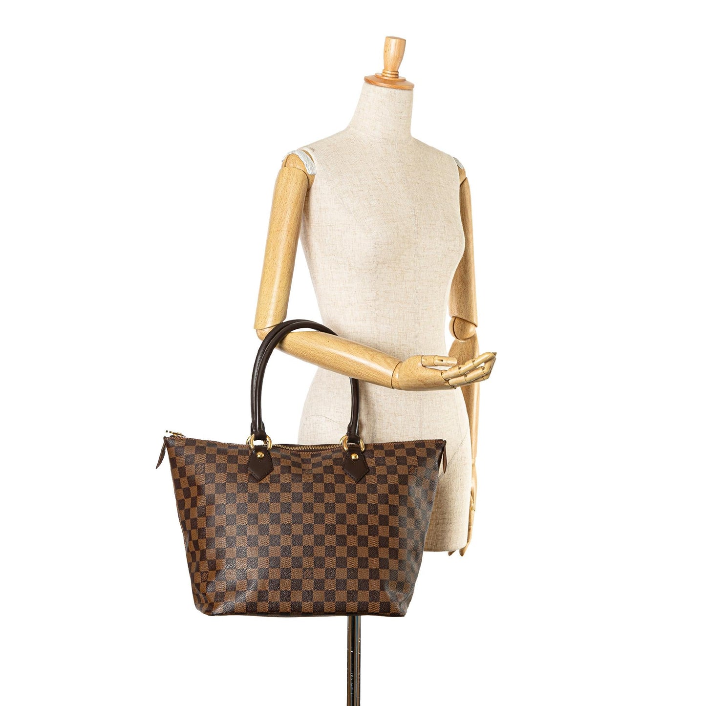 Louis Vuitton Damier Ebene Saleya MM (SHG-g56HrM)