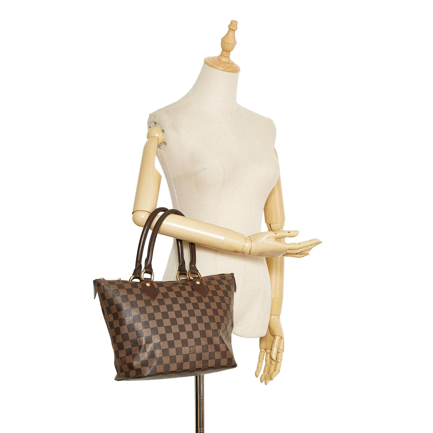 Louis Vuitton Damier Ebene Saleya PM (SHG-5iavZb)