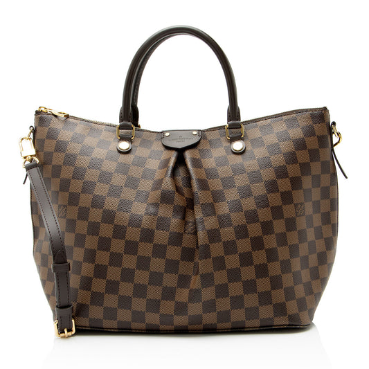 Louis Vuitton Damier Ebene Siena GM Satchel