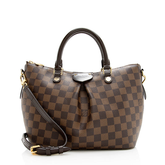 Louis Vuitton Damier Ebene Siena PM Satchel (SHF-20984)