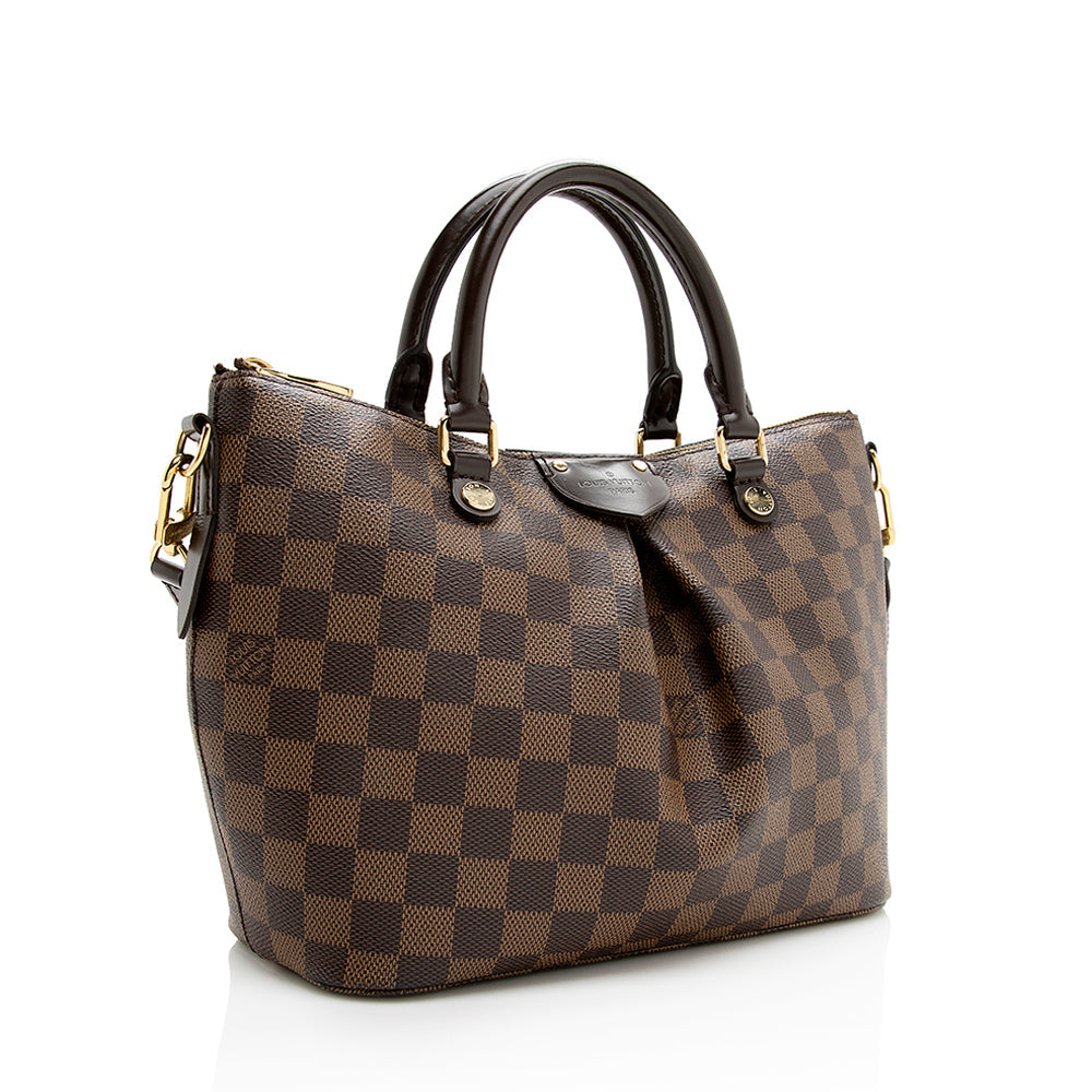 Louis Vuitton Damier Ebene Siena PM Satchel (SHF-20984)