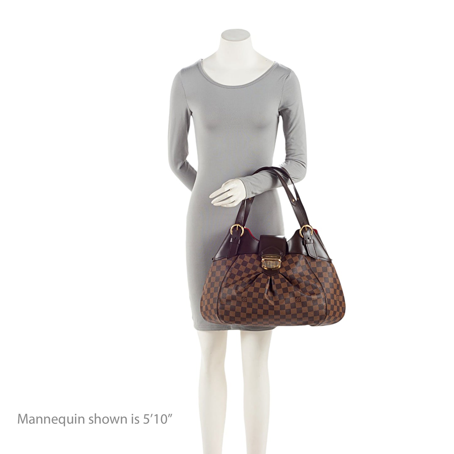 Louis Vuitton Damier Ebene Sistina GM Shoulder Bag (SHF-TDwhUH)