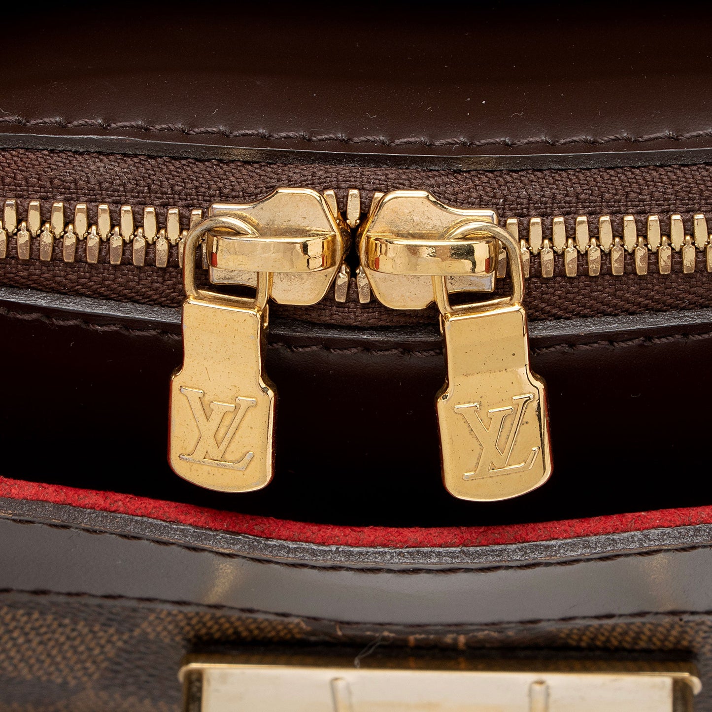 Louis Vuitton Damier Ebene Sistina PM Shoulder Bag